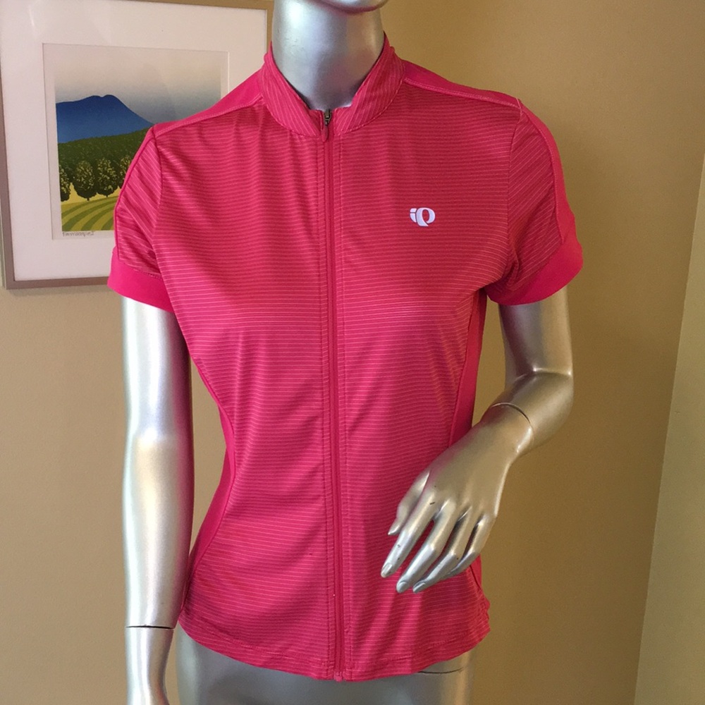 PEARL IZUMI | Hot Pink Full Zip Cycling Jersey / Bike Jersey